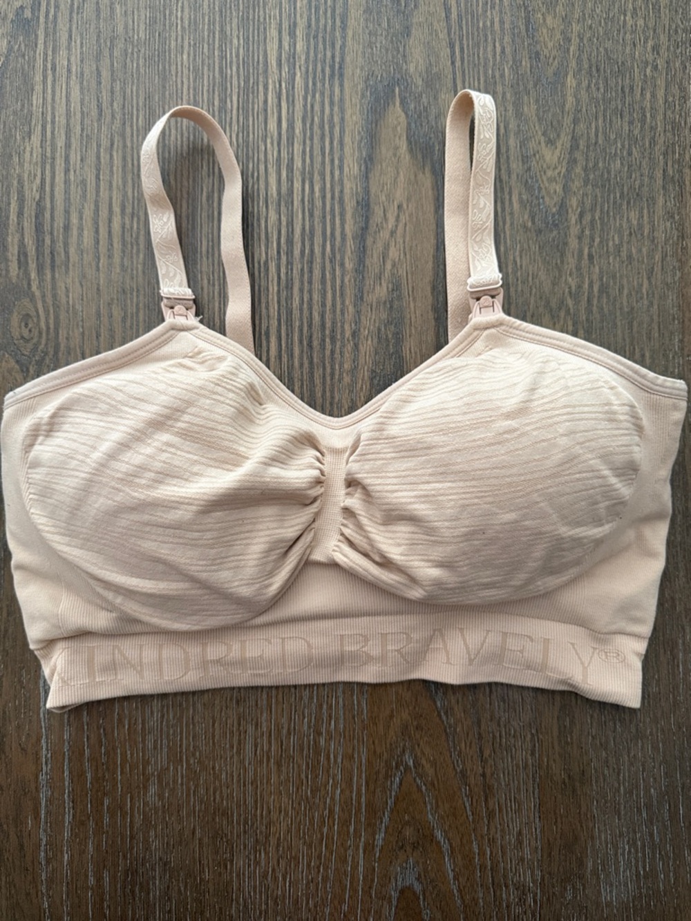 EUC Kindred Bravely Nude Pumping/Nursing Bra size L